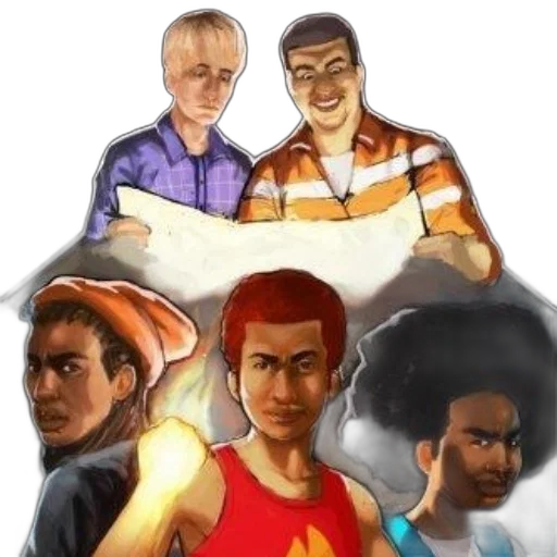 staff, face, concept art, comic book art transparent PNG cut-out