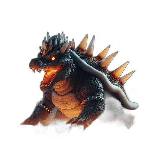 dragon, creature, animal, staff transparent PNG cut-out