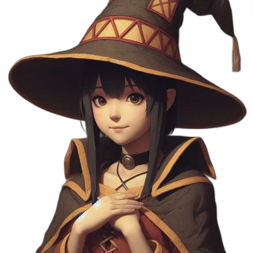 hat, staff, mask, face transparent PNG cut-out