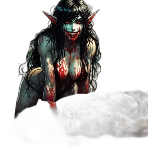 creature, fantasy art, concept art, comic book art transparent PNG cut-out