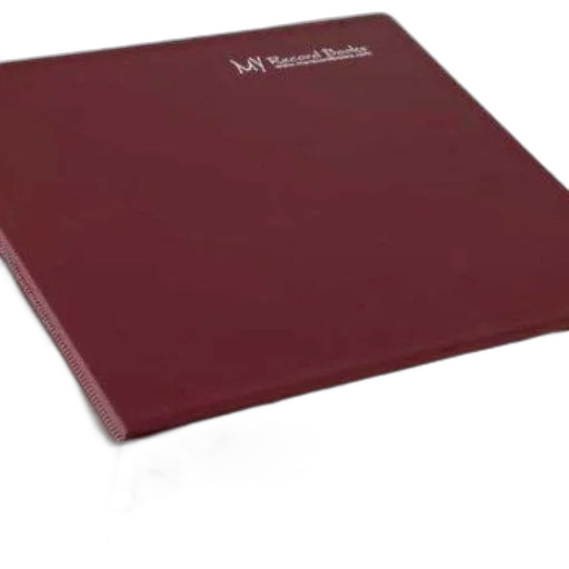 red, burgundy, binder, text transparent PNG cut-out