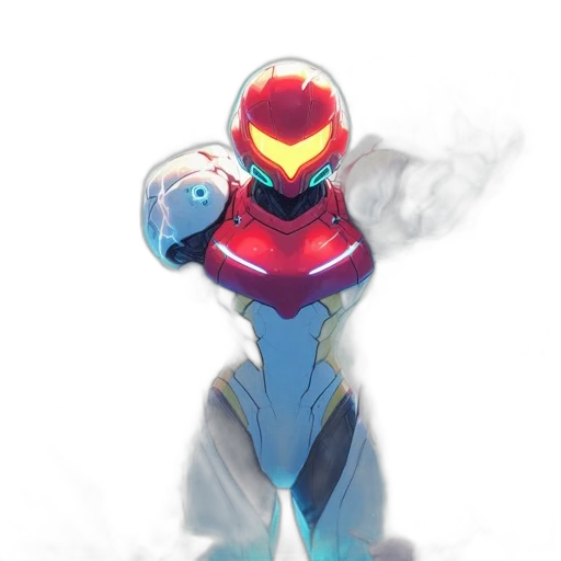 robot, mask, weapon, creature transparent PNG cut-out