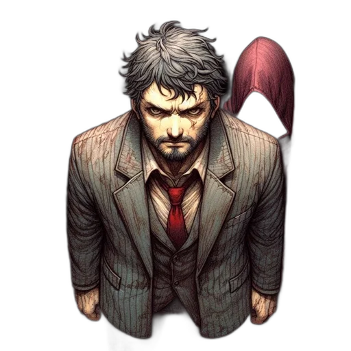 mask, face, jacket, staff transparent PNG cut-out