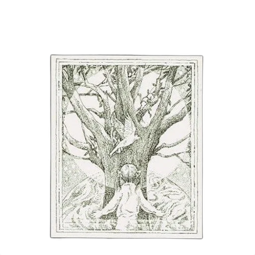 tree, dragon, pencil sketch, concept art transparent PNG cut-out