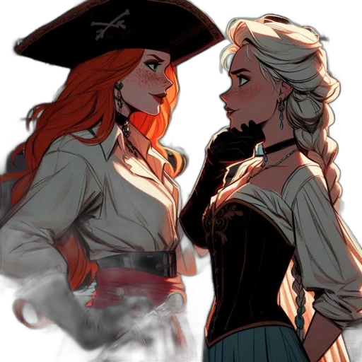 comic book art, concept art, fantasy art, cartoon transparent PNG cut-out