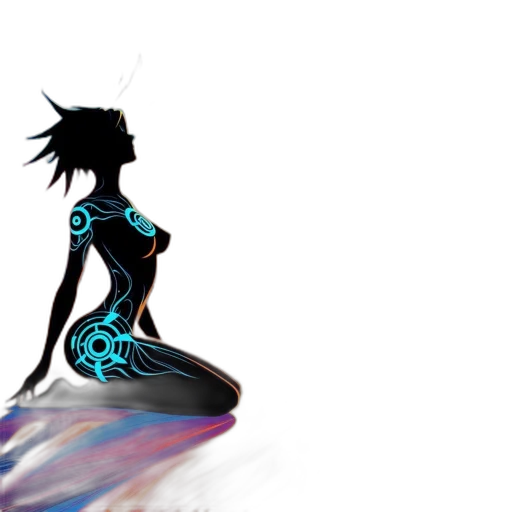 dress, robot, creature, concept art transparent PNG cut-out