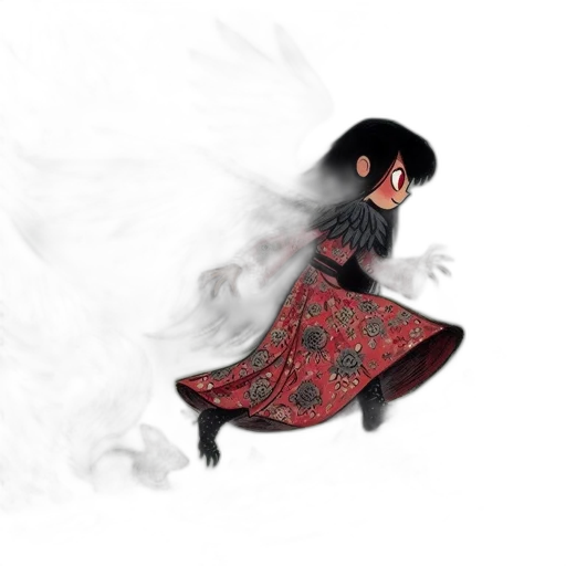 dragon, dress, fantasy art, concept art transparent PNG cut-out