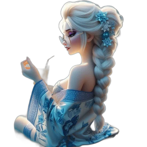 dress, fantasy art, concept art, 3d render transparent PNG cut-out