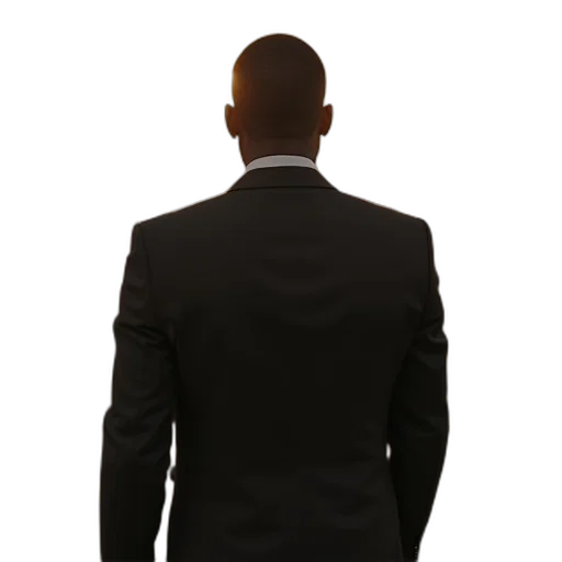 staff, jacket, face, dress transparent PNG cut-out