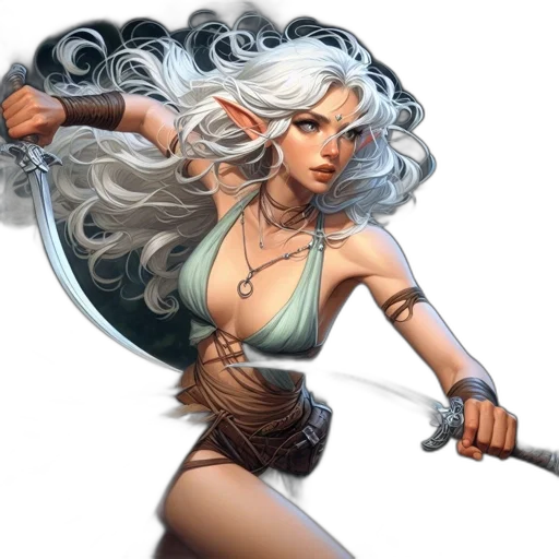 fantasy art, concept art, comic book art, pixel art transparent PNG cut-out