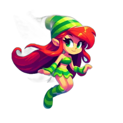 hat, staff, pixel art, concept art transparent PNG cut-out