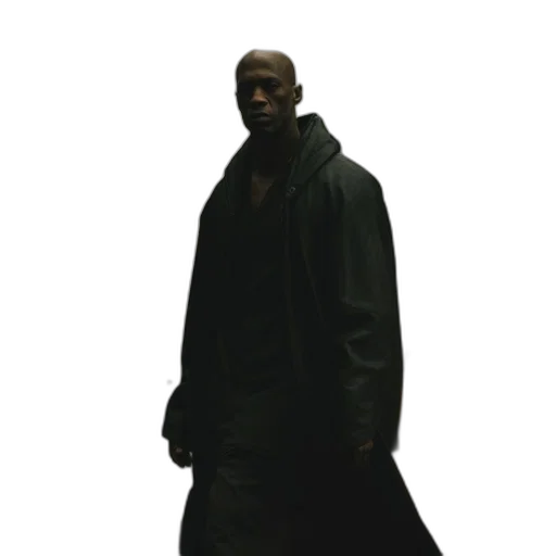 jacket, staff, creature, face transparent PNG cut-out