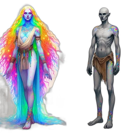 concept art, fantasy art, pixel art, comic book art transparent PNG cut-out