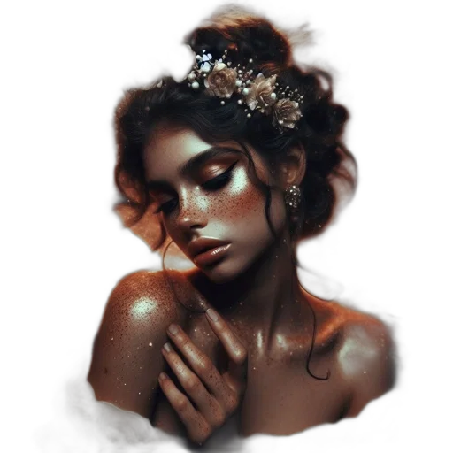 crown, jewelry, face, mask transparent PNG cut-out