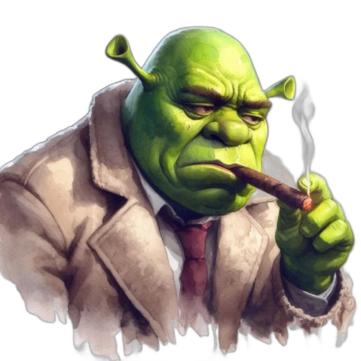 staff, face, concept art, photorealistic transparent PNG cut-out