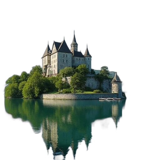 building, crown, dragon, sword transparent PNG cut-out