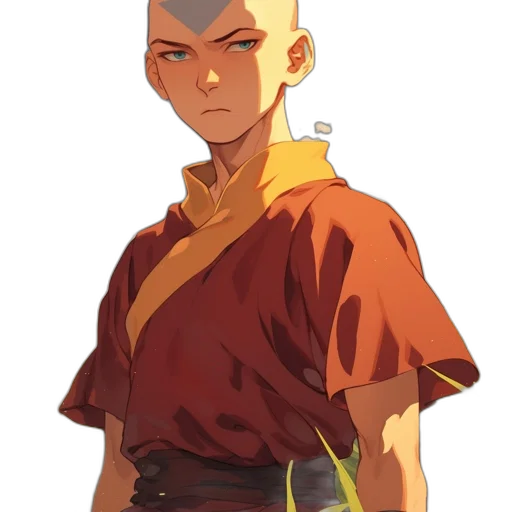 staff, face, jacket, sword transparent PNG cut-out