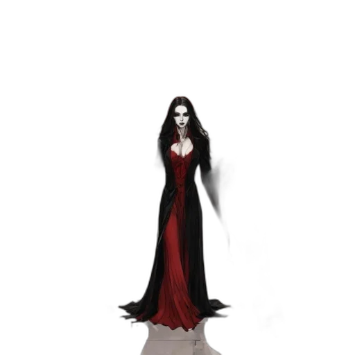 dress, creature, staff, mask transparent PNG cut-out