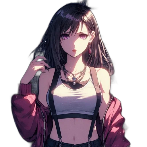 jacket, dress, weapon, flower transparent PNG cut-out