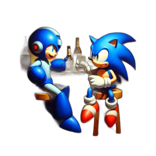 bottle, robot, weapon, pixel art transparent PNG cut-out