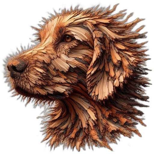 hair, animal, creature, face transparent PNG cut-out