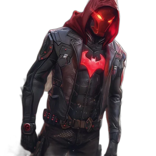 jacket, mask, concept art, comic book art transparent PNG cut-out