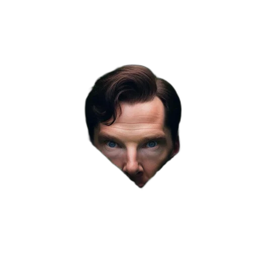 face, mask, hair, creature transparent PNG cut-out