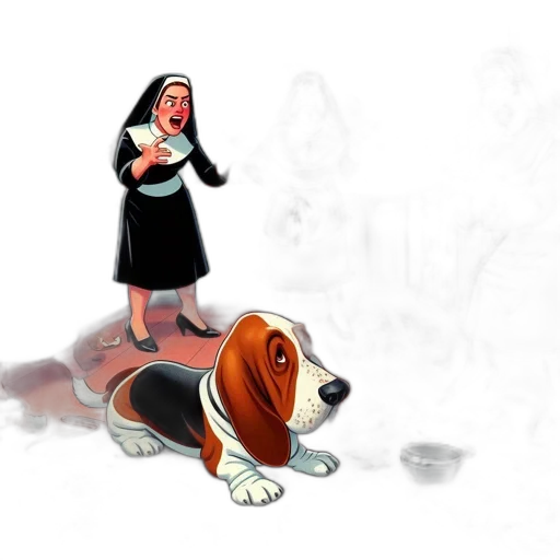 animal, concept art, cartoon, 3d render transparent PNG cut-out
