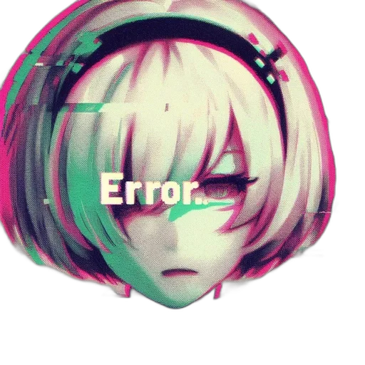 robot, hair, face, weapon transparent PNG cut-out