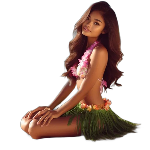 hair, photorealistic, concept art, fantasy art transparent PNG cut-out