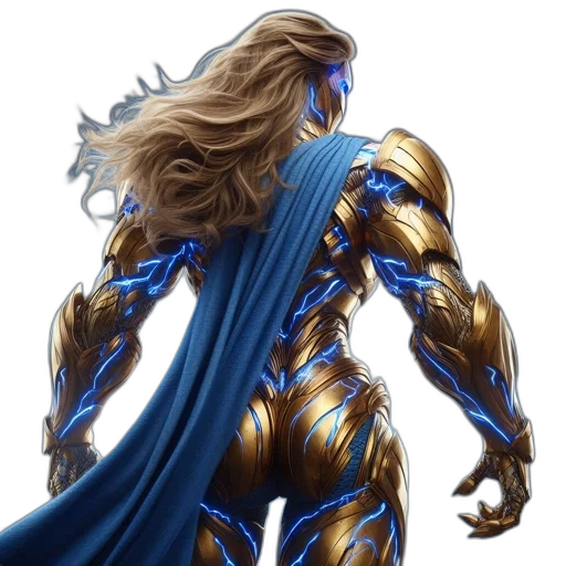 hair, concept art, fantasy art, comic book art transparent PNG cut-out