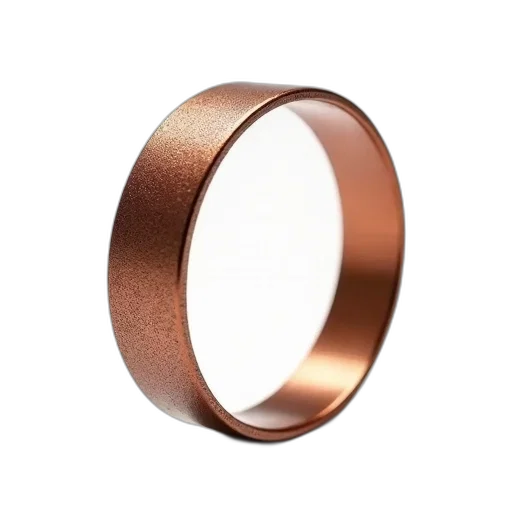 jewelry, 3d render, copper-colored, metal transparent PNG cut-out
