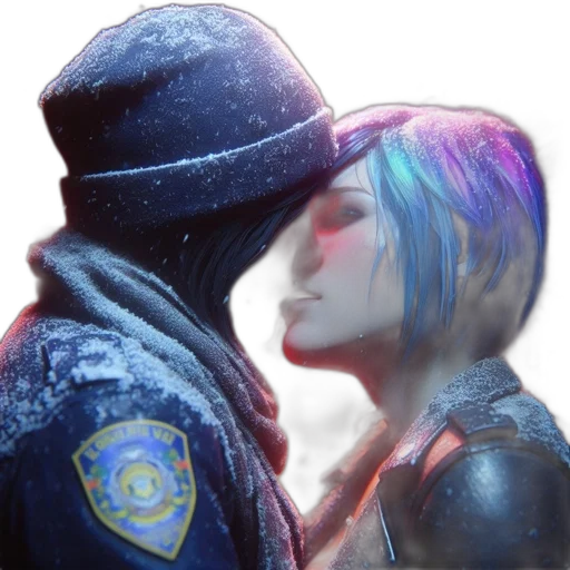 jacket, hat, cyberpunk, concept art transparent PNG cut-out