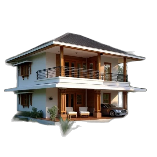 building, furniture, 3d render, photorealistic transparent PNG cut-out