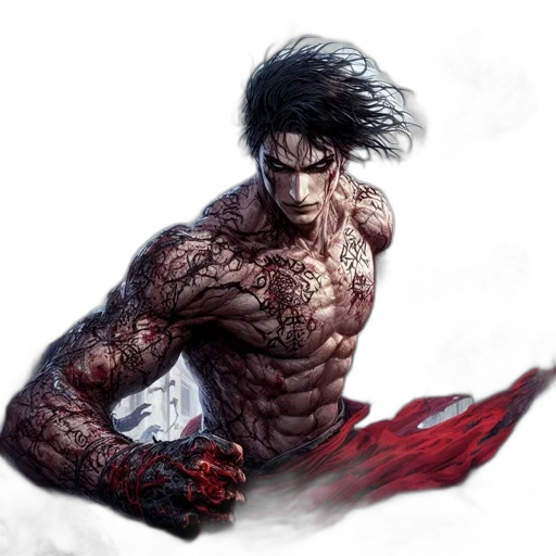 comic book art, concept art, fantasy art, photorealistic transparent PNG cut-out