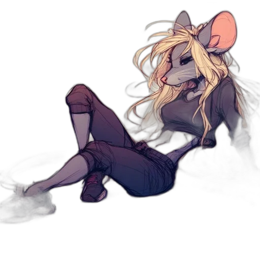 creature, mask, hat, staff transparent PNG cut-out