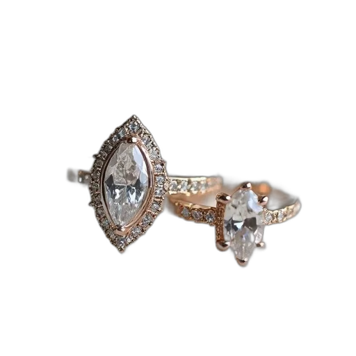 jewelry, crown, two, engagement transparent PNG cut-out