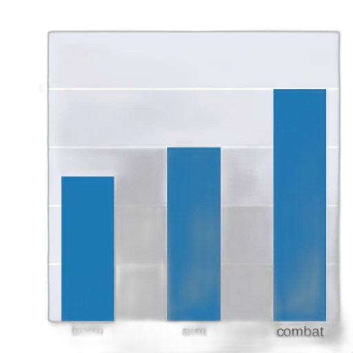 blue, bar, chart, three transparent PNG cut-out