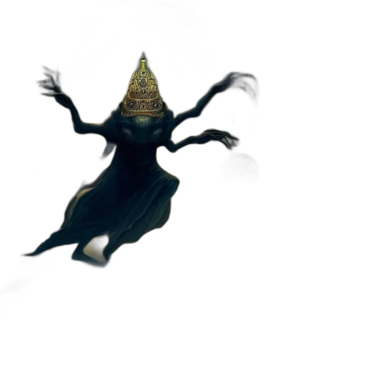 creature, hat, crown, dress transparent PNG cut-out