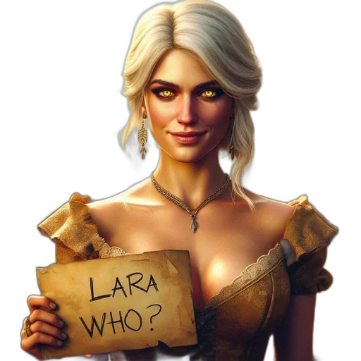 dress, face, staff, fantasy art transparent PNG cut-out