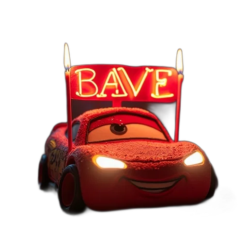 car, face, robot, 3d render transparent PNG cut-out