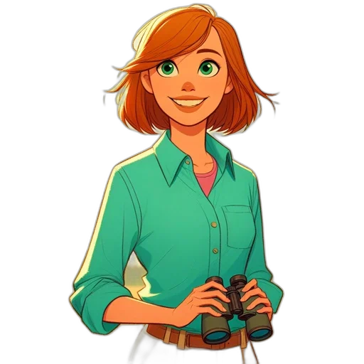 staff, jacket, jewelry, cartoon transparent PNG cut-out