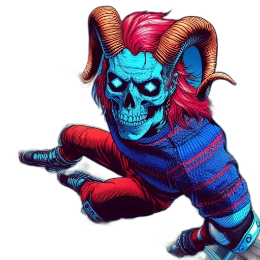 comic book art, concept art, pixel art, fantasy art transparent PNG cut-out