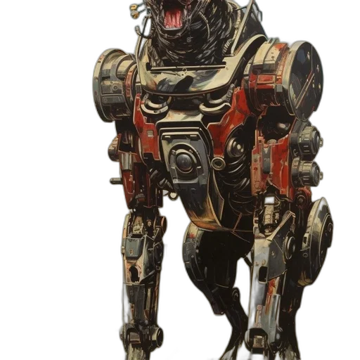robot, creature, animal, weapon transparent PNG cut-out