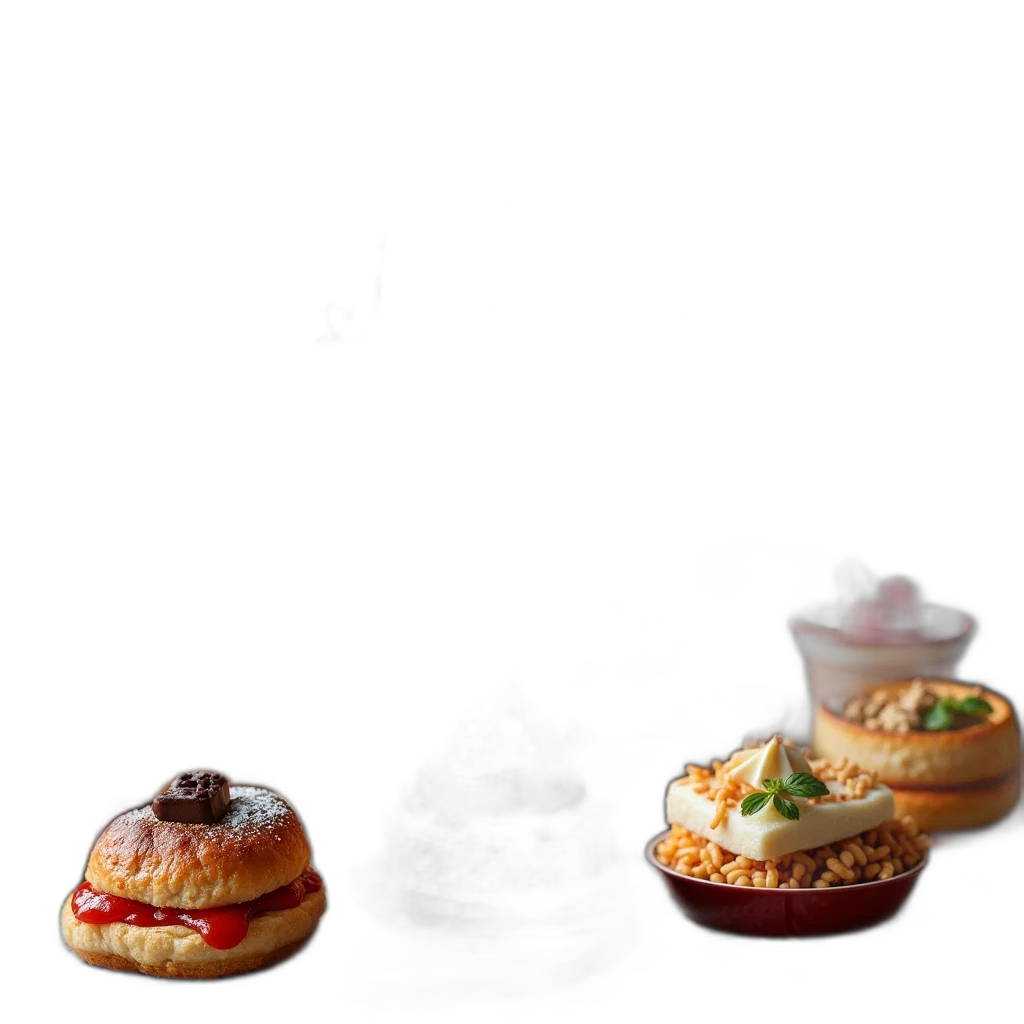 food, crown, jewelry, 3d render transparent PNG cut-out