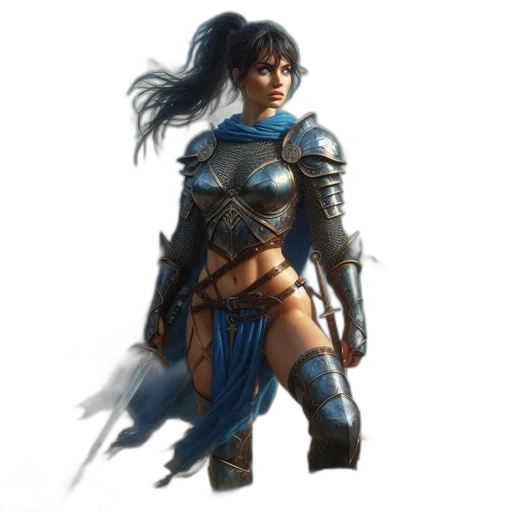 sword, fantasy art, concept art, comic book art transparent PNG cut-out