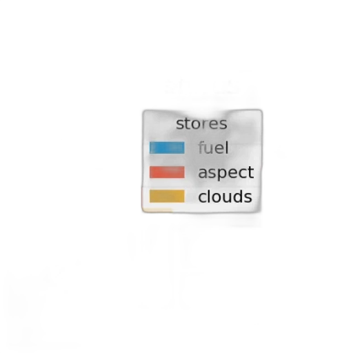 3d render, fog, pastel, earth tones transparent PNG cut-out