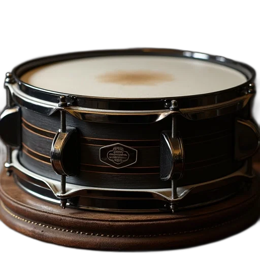 crown, snarel, drums, black transparent PNG cut-out