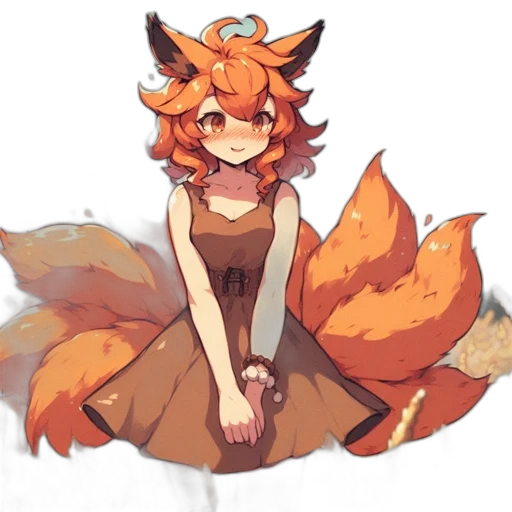 dress, staff, animal, creature transparent PNG cut-out