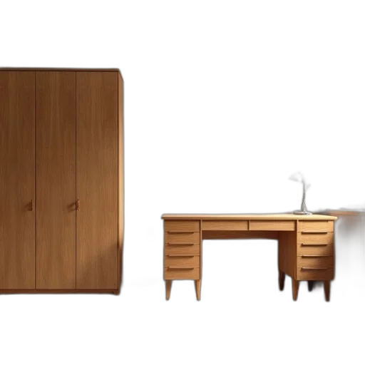 furniture, 3d render, concept art, photorealistic transparent PNG cut-out
